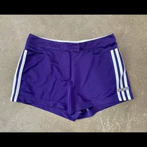 Awesome Purple Adidas Shorts 💜🤍🤍🤍